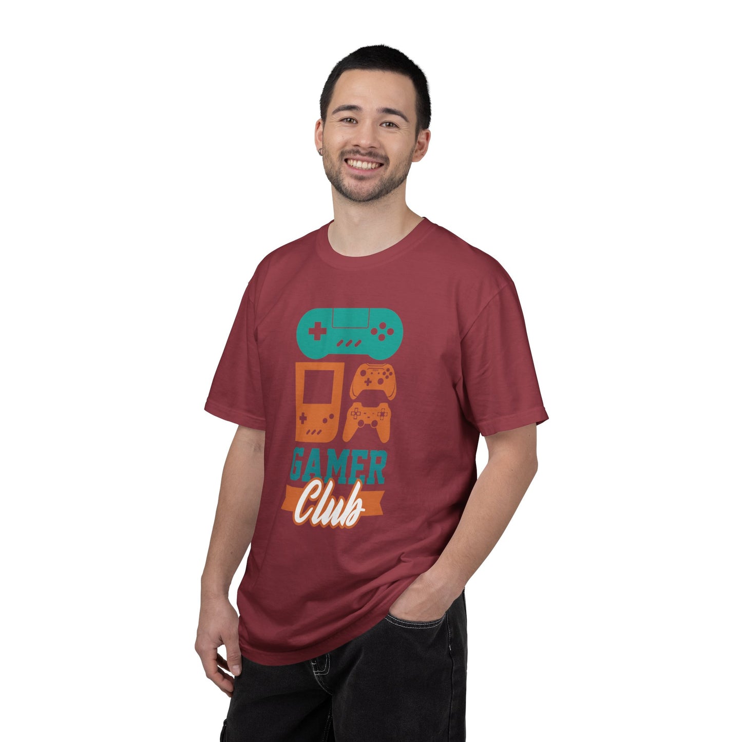 Funny Gamer Club Sarcastic Retro Gaming Gaming Consoles Gaming Community Unisex Heavy Cotton T-Shirt