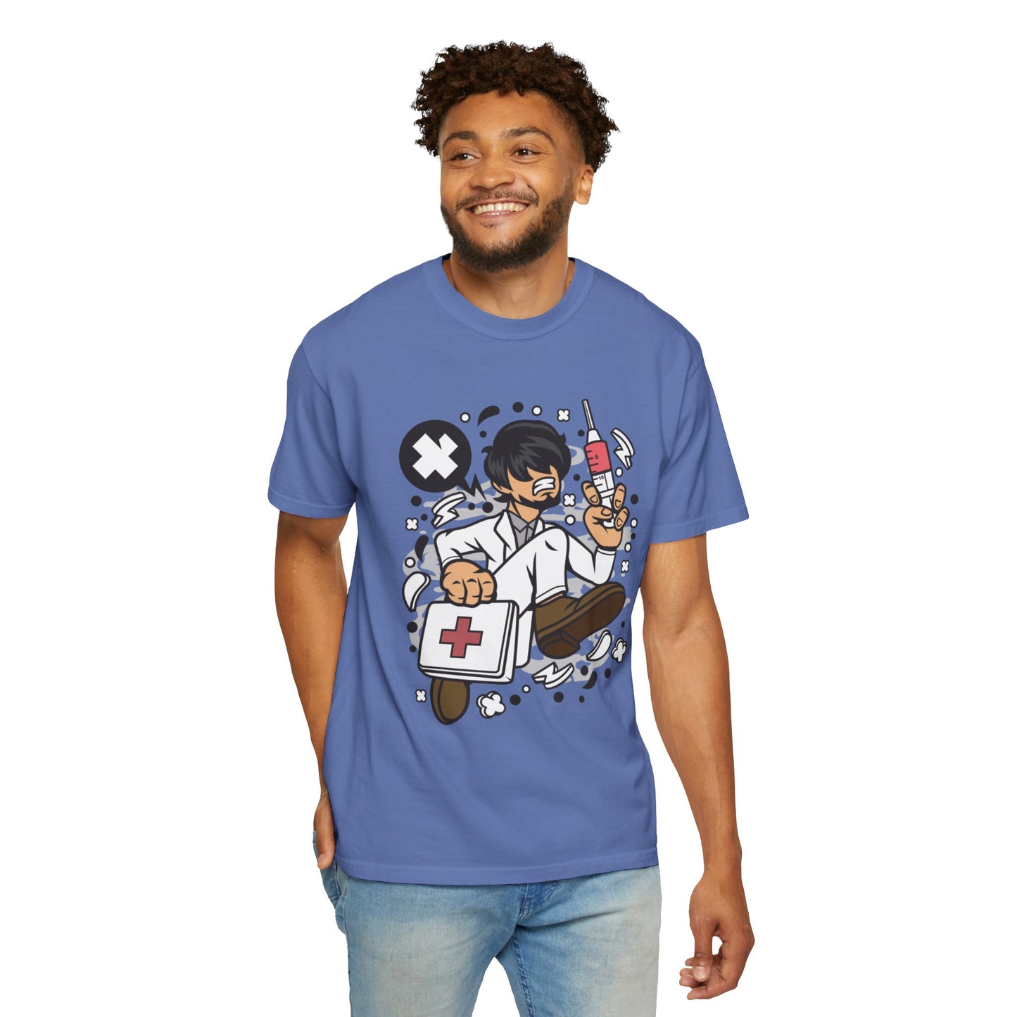 Doctor Superpower Medical Mastery Wellness Warriors Tee Medical Mentor Unisex Heavy Cotton T-Shirt