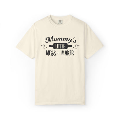 Mommy’s Little Mess-Maker Motherhood Loves Supermom Life Giver Wonder Woman Trendy Tee Unconditional Love Toddler Unisex Heavy Cotton T-Shirt