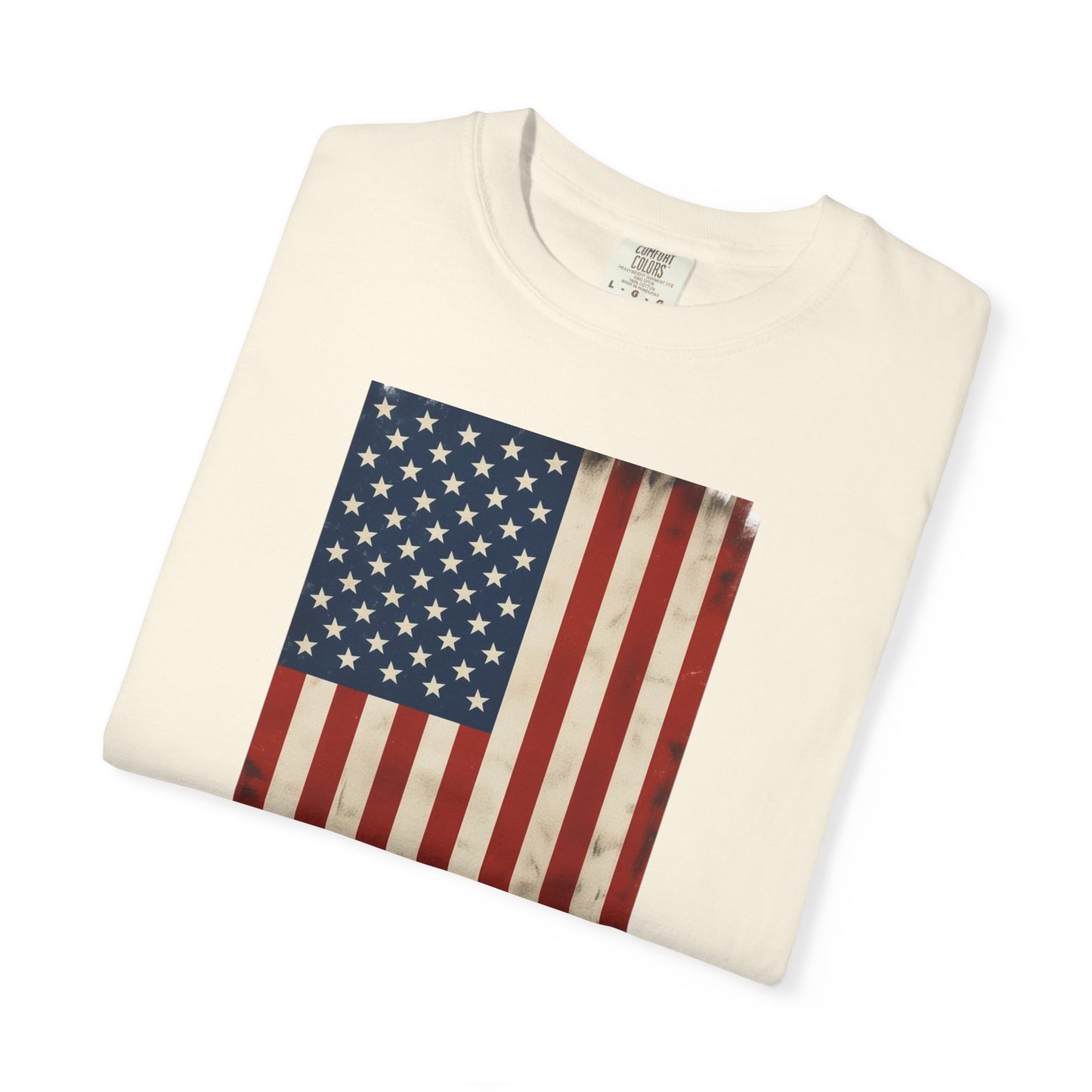 Flag USA - Unisex Garment-Dyed T-shirt