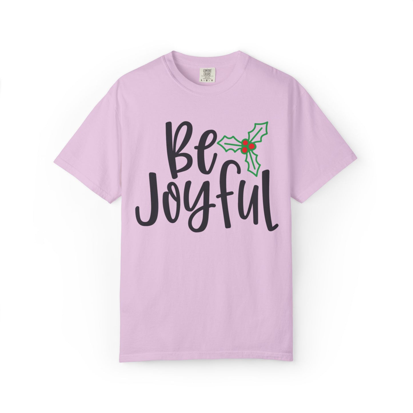 Be Joyful Festival Season Tee Twinkle Lights New Year Celebration Merry Christmas Noel Delight Unisex Heavy Cotton T-Shirt