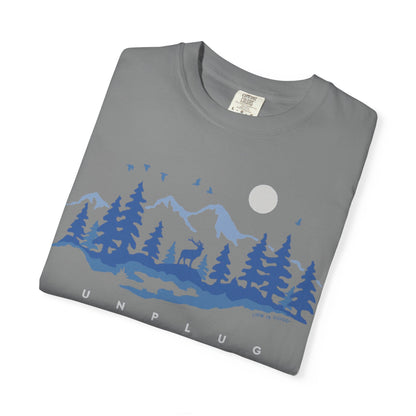 Unplug - Unisex Garment-Dyed T-shirt