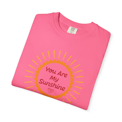 You Are My Sunshine Lovers Tee Hug Rainbow Passion Unconditional Soulful Connection Unisex Heavy Cotton T-Shirt