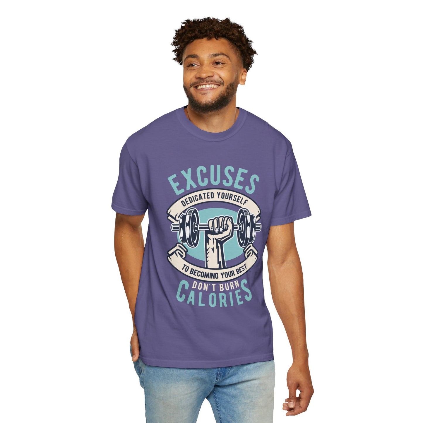 100% cotton (fiber content may vary for different colors) Medium fabric (5.3 oz/yd² (180 g/m²)) Dedicated Yourself To Becoming Your Best Don’t Burn Calories Unisex Heavy Cotton T-Shirt