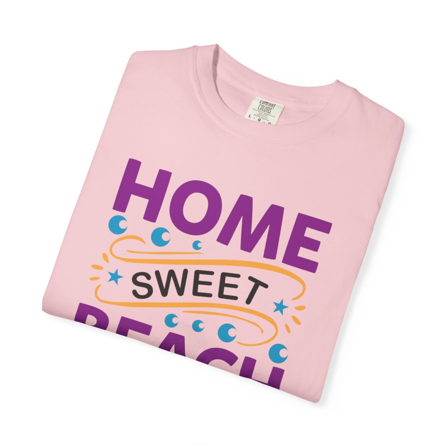 Enjoyable Home Sweet Beach House Beach Life Sun Sand Sea Seashells Sea Breeze Beach Sun Glasses  Unisex Heavy Cotton T-Shirt