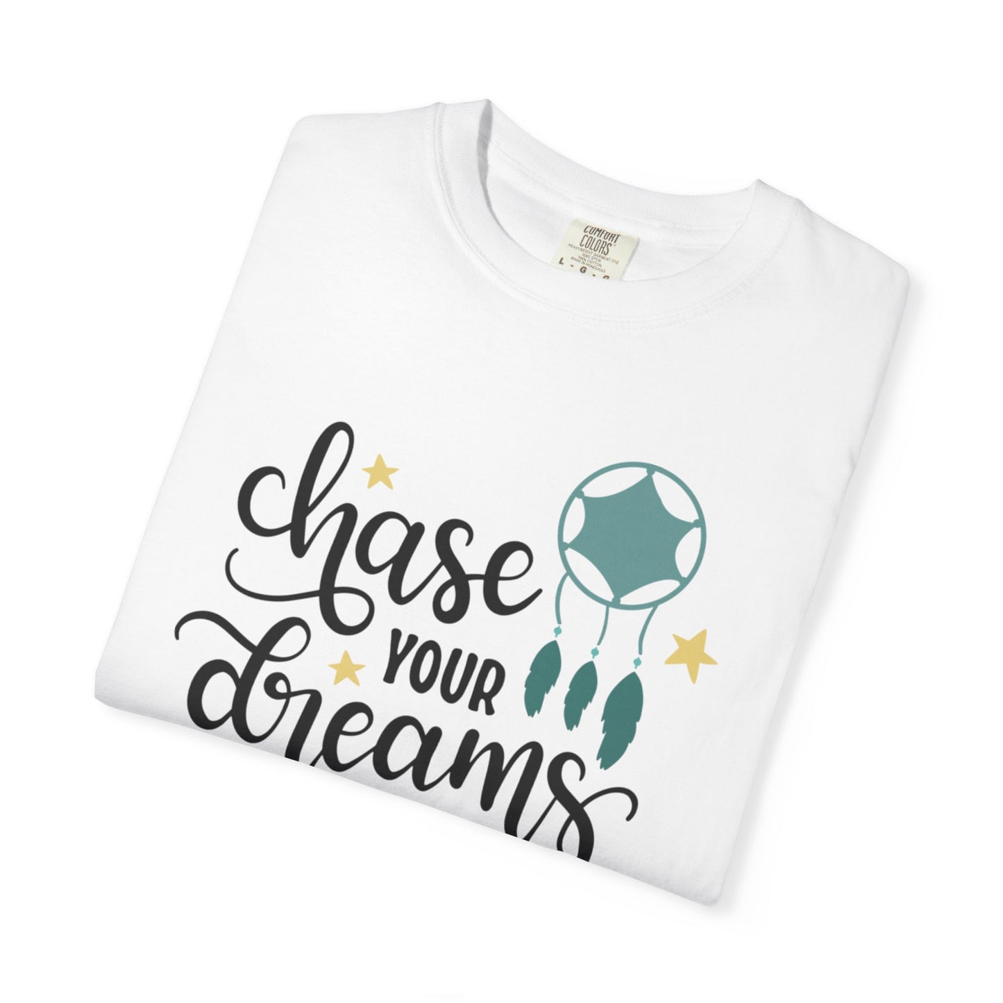 Chase Your Dreams Creativity Imagination Tee Determination Reach For The Stars Unisex Heavy Cotton T-Shirt