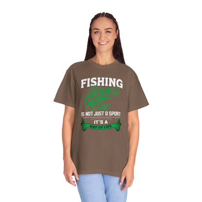 Fishing Is Not Just A Sport Reel Bait Fishing Tee Solitude Unisex Heavy Cotton T-Shirt