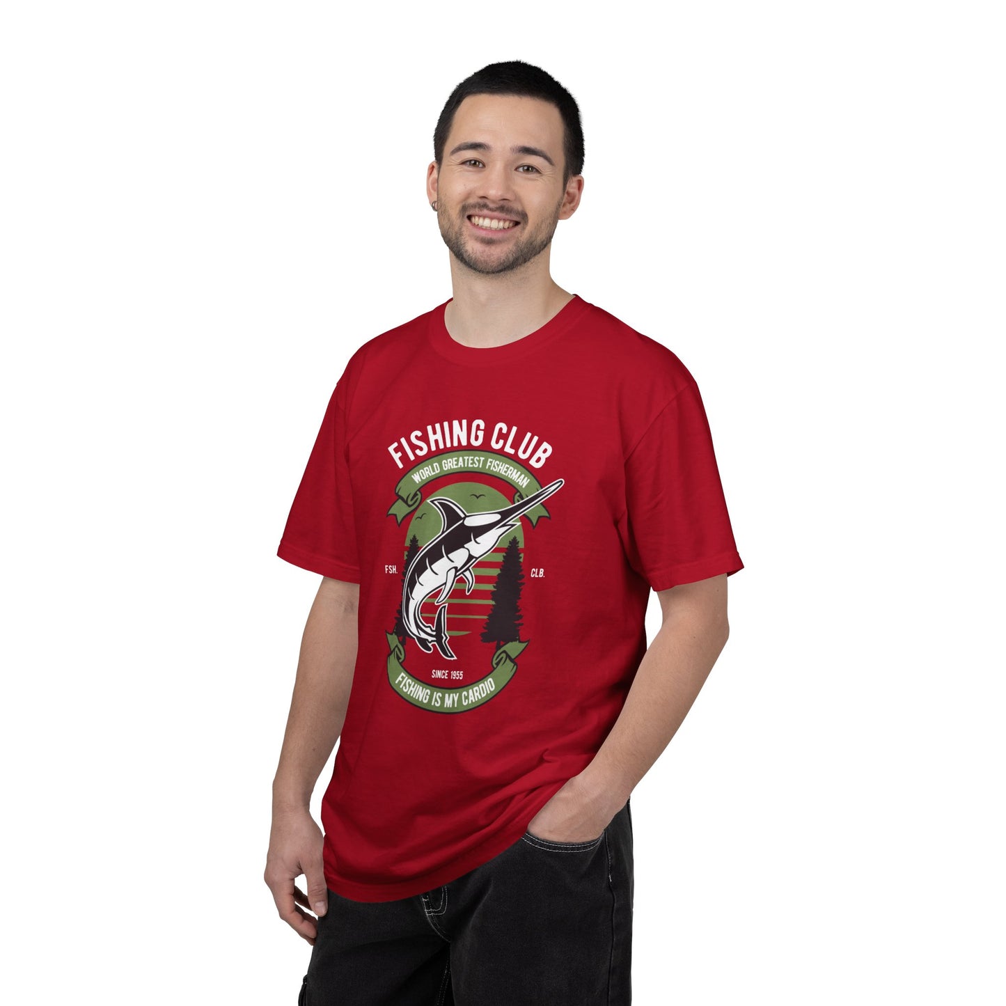 Fishing Club Fishing Gear Sarcastic Fishing Tee Unisex Heavy Cotton T-Shirt