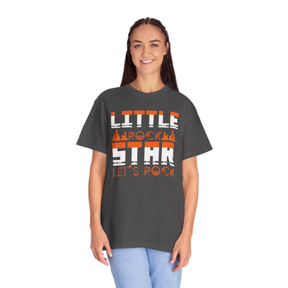 Thrilling Little Rock Star Born To Rock Rock And Roll Passion Rocker At Heart Rock Enthusiasm Unisex Heavy Cotton T-Shirt
