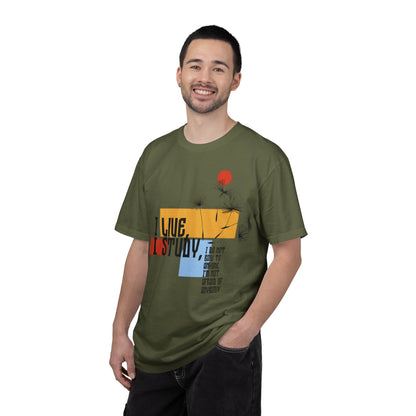 I Live I Study - Unisex Garment-Dyed T-shirt