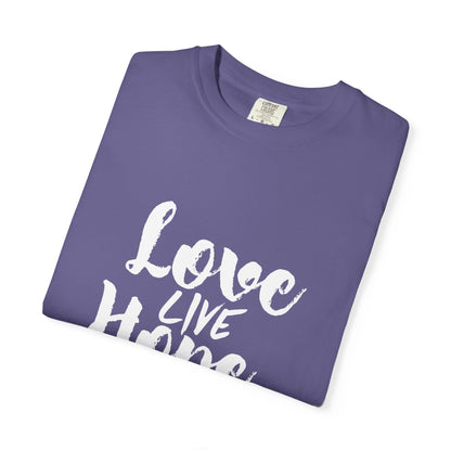 Love live hope Modern Tee Achievement Self-Improvement Unisex Heavy Cotton T-Shirt