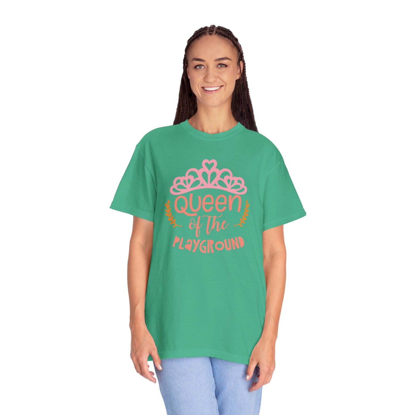 Queen Of The Playground Playtime Learning Objectives Early Toddlers Tee Childhood Development Unisex Heavy Cotton T-Shirt