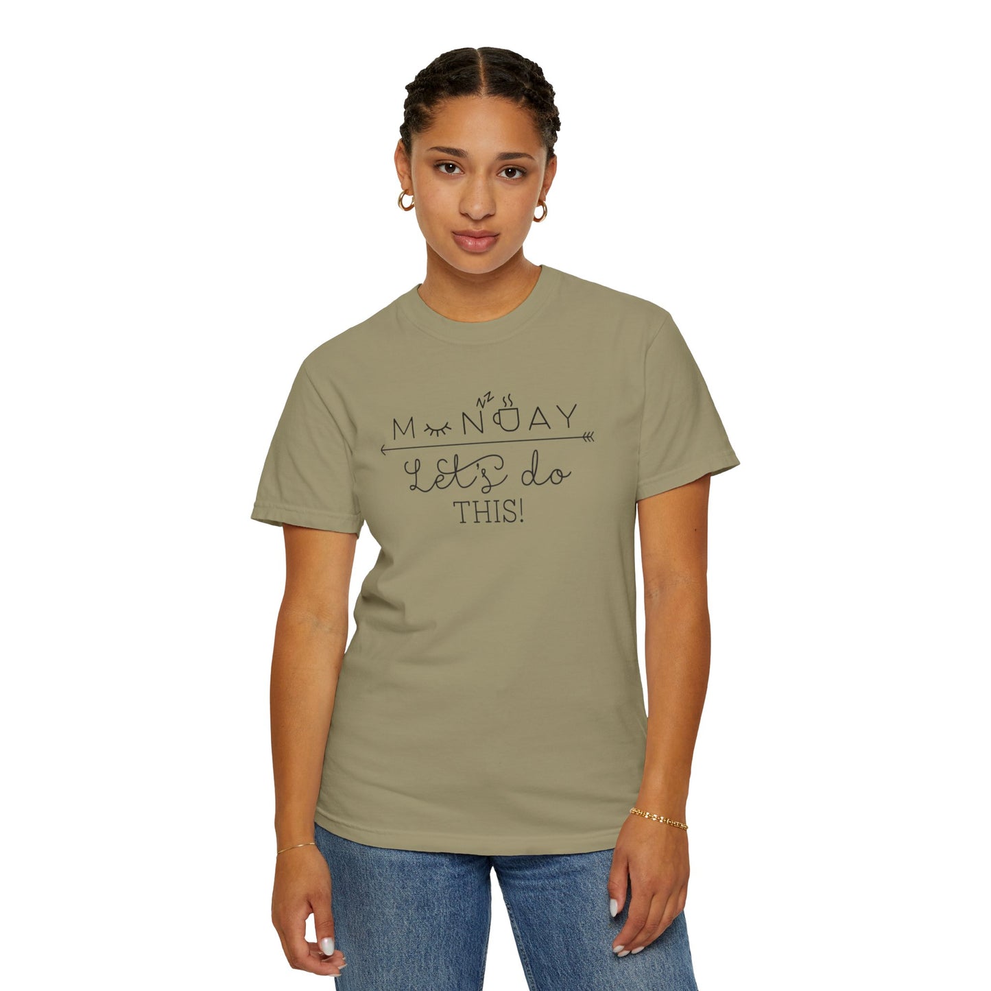 Monday Let’s Do This Motivation Tee Work Ethic Positive Mindset Focus Planning Task Completion Morning Routine Unisex Heavy Cotton T-Shirt