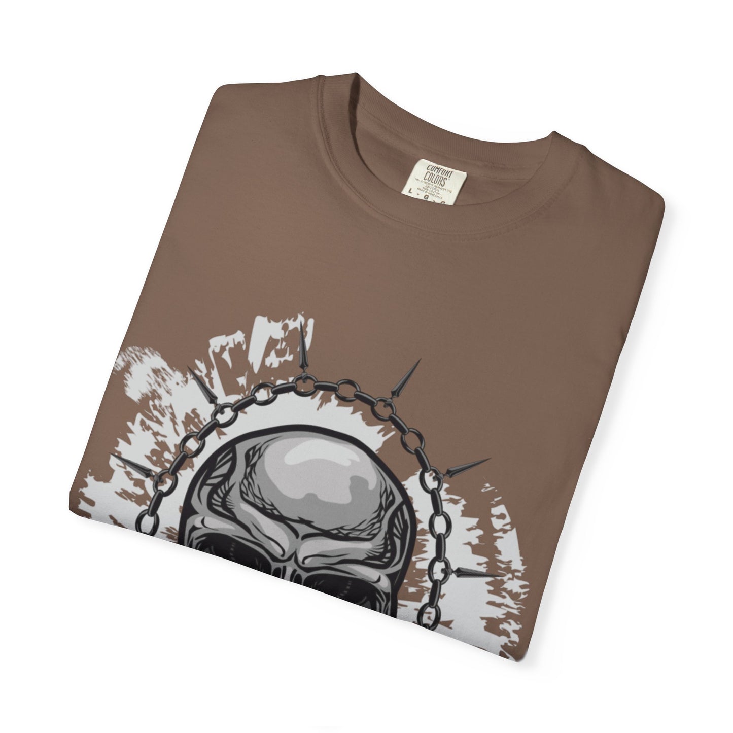 Chain Skull Cranium Head Anatomy Bones Trend Tee Horror Creepy Head X-ray Unisex Heavy Cotton T-Shirt