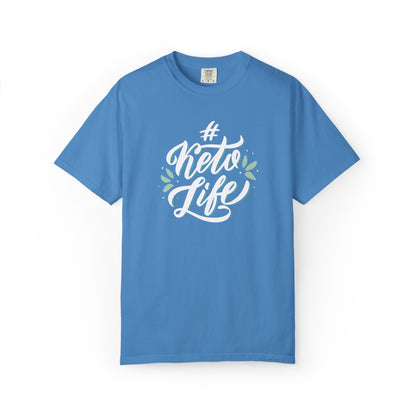 Keto Life Low-Carb Vegetables Tee Moderate Protein Fat Adaptation Intermittent Fasting Unisex Heavy Cotton T-Shirt